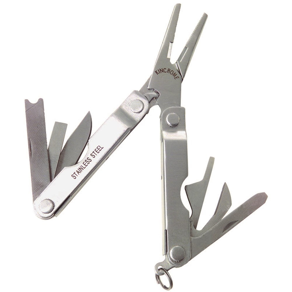 Kincrome 67059 Mini Pocket Tool Kit – 9 Function Multi-Tool 110mm (4-1/2″)