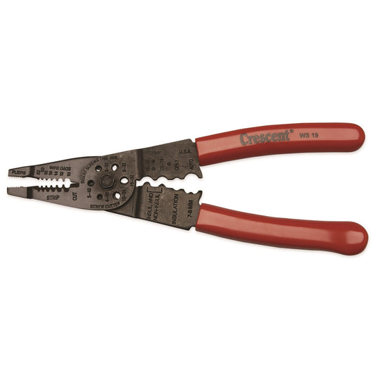 CRESCENT WS19H 5 in 1 200mm 8″ Wire Cutter, Crimper and Stripper